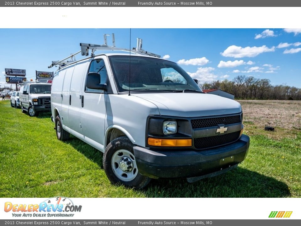 2013 Chevrolet Express 2500 Cargo Van Summit White / Neutral Photo #1