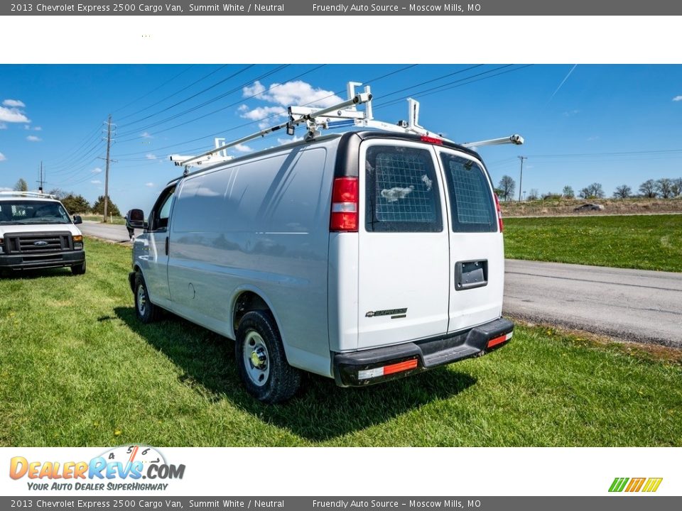 2013 Chevrolet Express 2500 Cargo Van Summit White / Neutral Photo #6