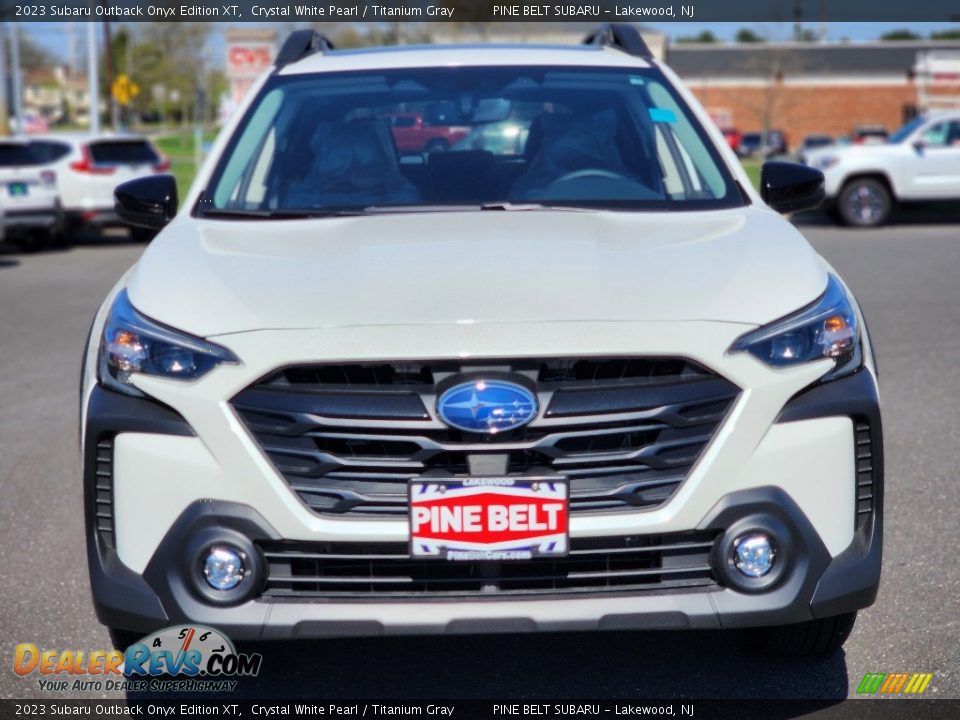 2023 Subaru Outback Onyx Edition XT Crystal White Pearl / Titanium Gray Photo #2