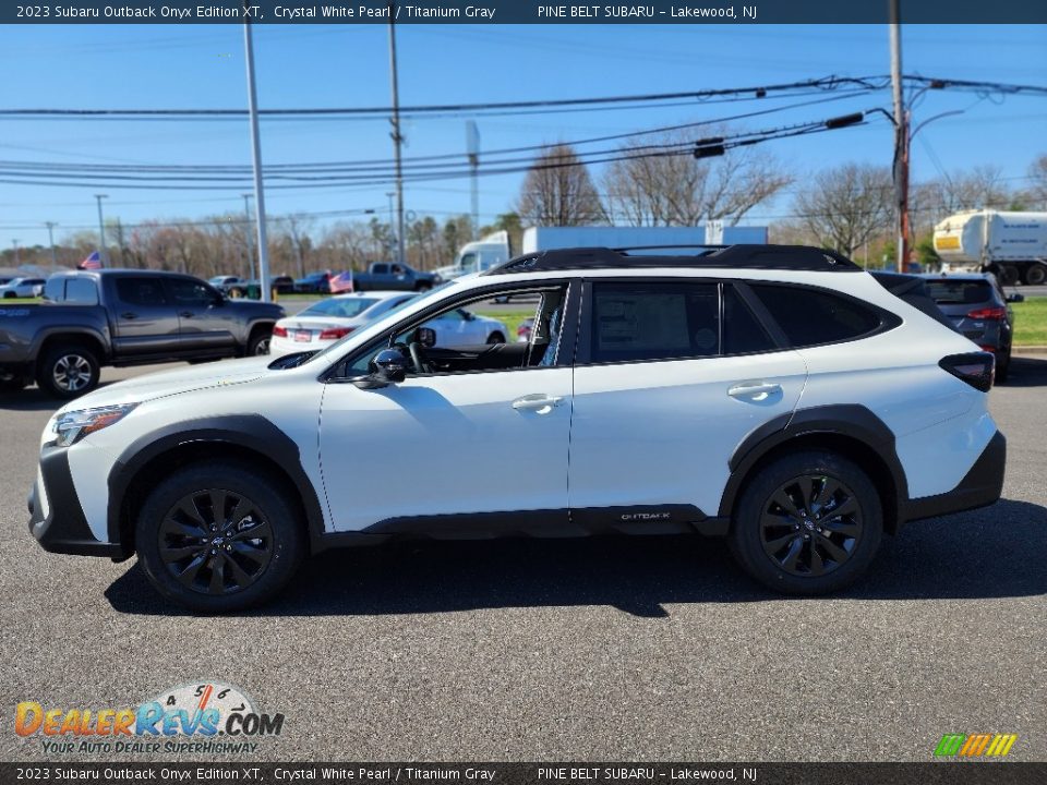 2023 Subaru Outback Onyx Edition XT Crystal White Pearl / Titanium Gray Photo #3