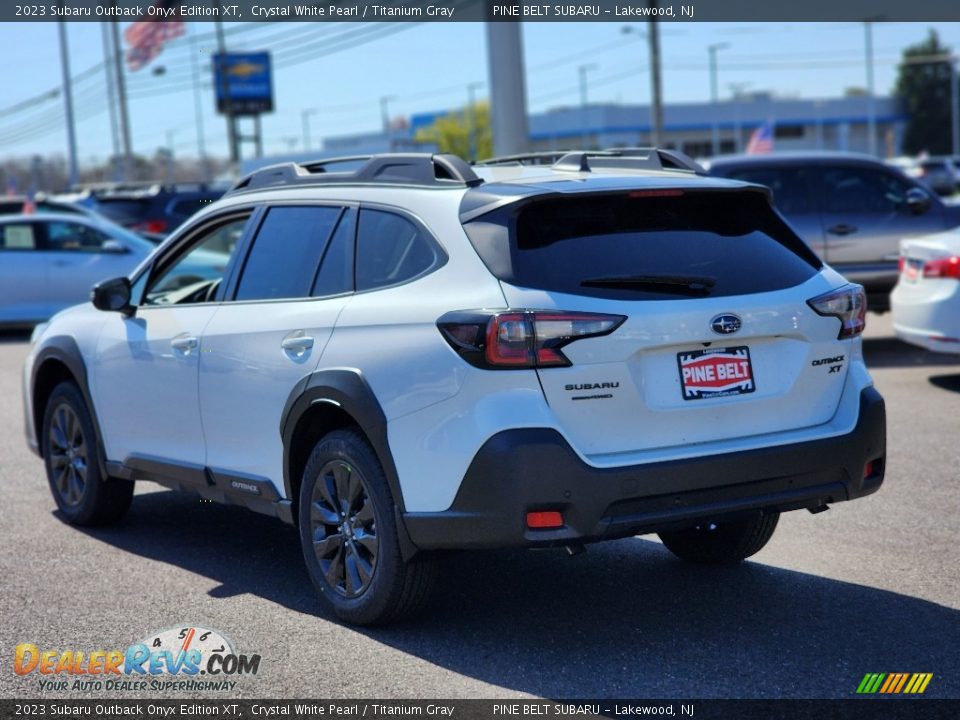 2023 Subaru Outback Onyx Edition XT Crystal White Pearl / Titanium Gray Photo #4