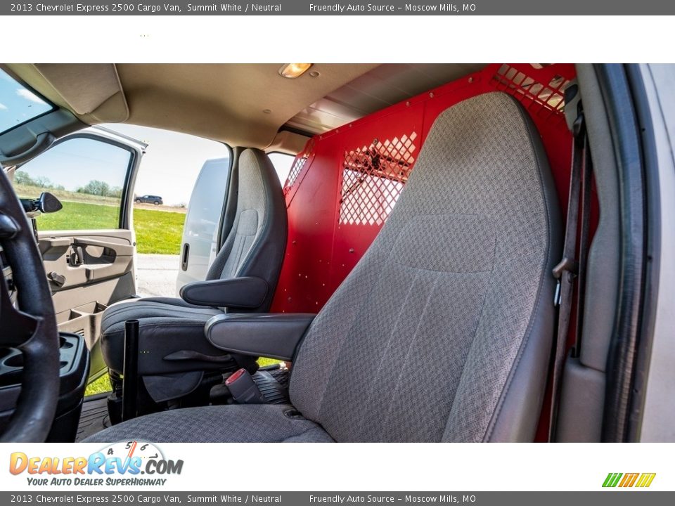 2013 Chevrolet Express 2500 Cargo Van Summit White / Neutral Photo #16