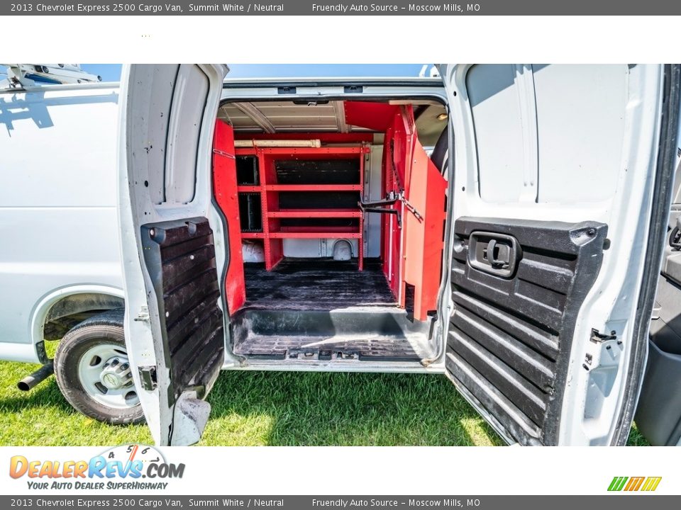 2013 Chevrolet Express 2500 Cargo Van Summit White / Neutral Photo #21