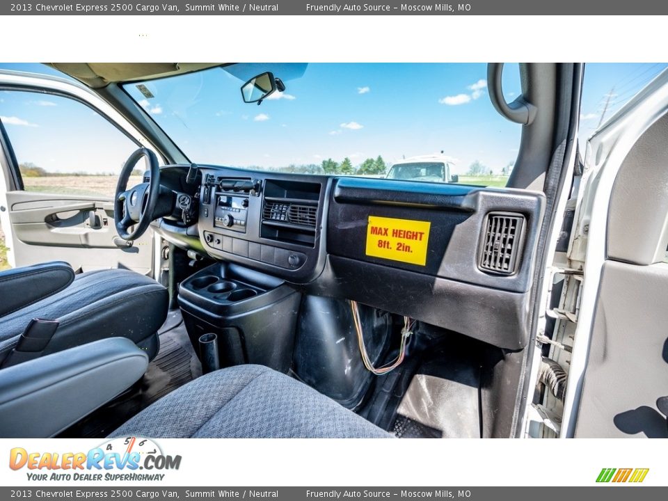 2013 Chevrolet Express 2500 Cargo Van Summit White / Neutral Photo #23