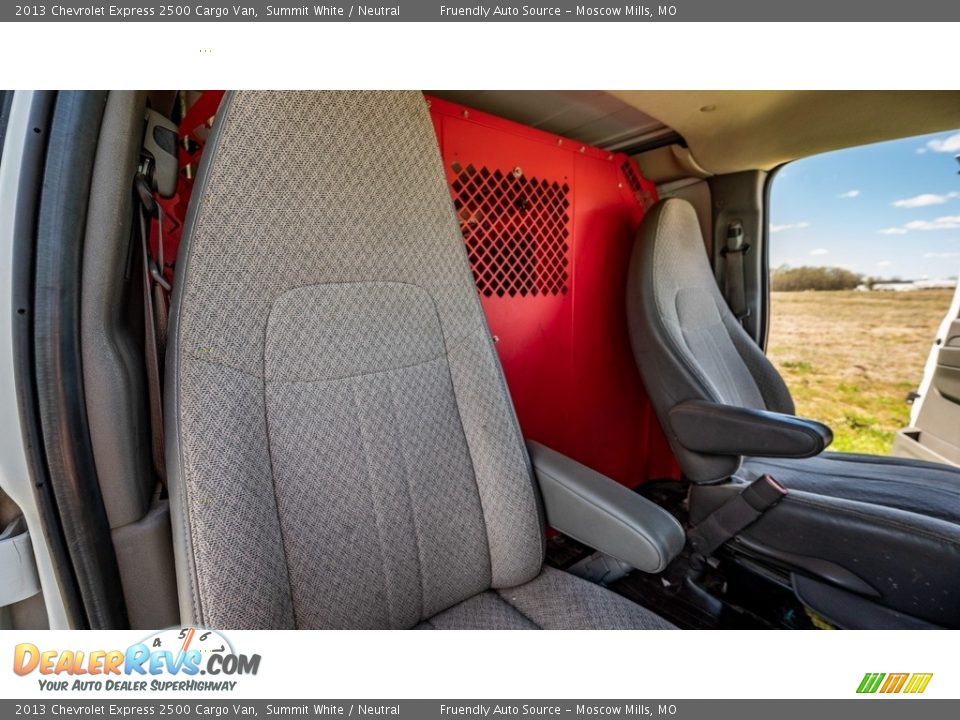 2013 Chevrolet Express 2500 Cargo Van Summit White / Neutral Photo #25