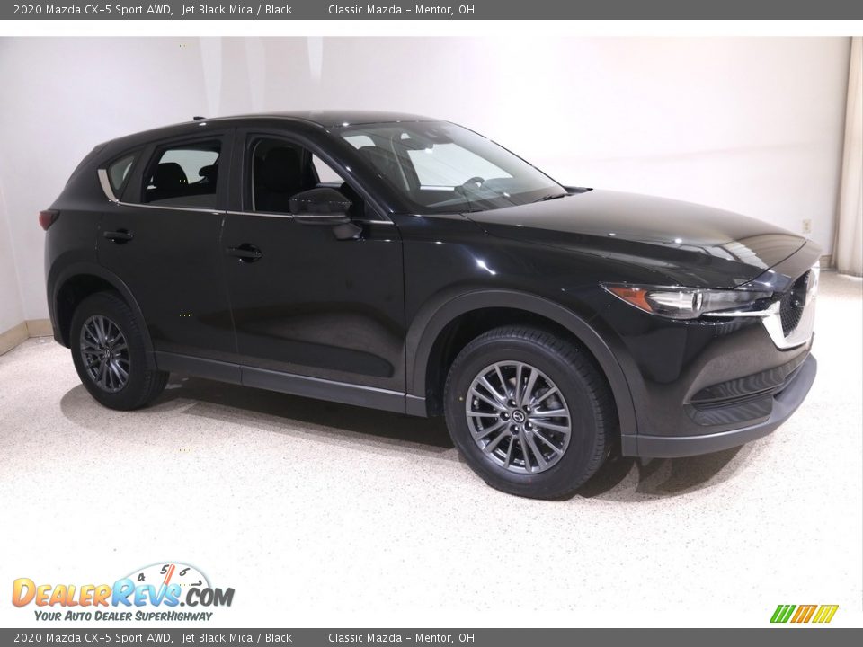 2020 Mazda CX-5 Sport AWD Jet Black Mica / Black Photo #1