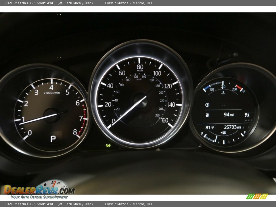 2020 Mazda CX-5 Sport AWD Jet Black Mica / Black Photo #8
