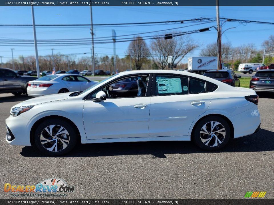 2023 Subaru Legacy Premium Crystal White Pearl / Slate Black Photo #3