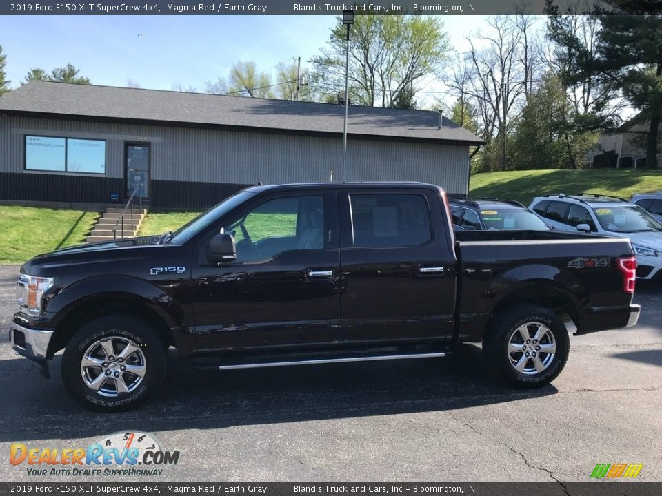 2019 Ford F150 XLT SuperCrew 4x4 Magma Red / Earth Gray Photo #1