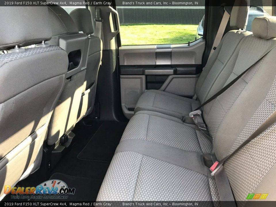2019 Ford F150 XLT SuperCrew 4x4 Magma Red / Earth Gray Photo #28