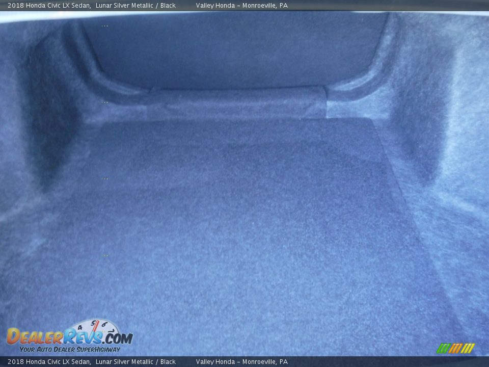 2018 Honda Civic LX Sedan Lunar Silver Metallic / Black Photo #22