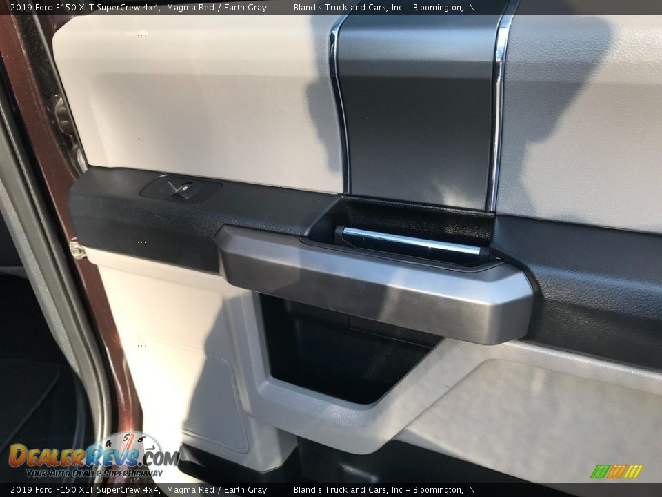 2019 Ford F150 XLT SuperCrew 4x4 Magma Red / Earth Gray Photo #29