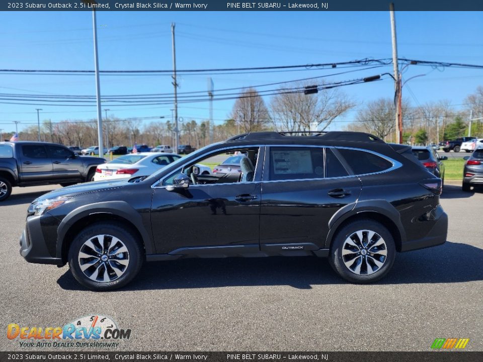 2023 Subaru Outback 2.5i Limited Crystal Black Silica / Warm Ivory Photo #3