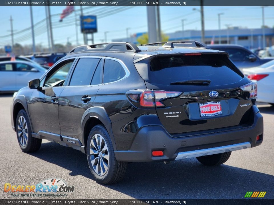 2023 Subaru Outback 2.5i Limited Crystal Black Silica / Warm Ivory Photo #4