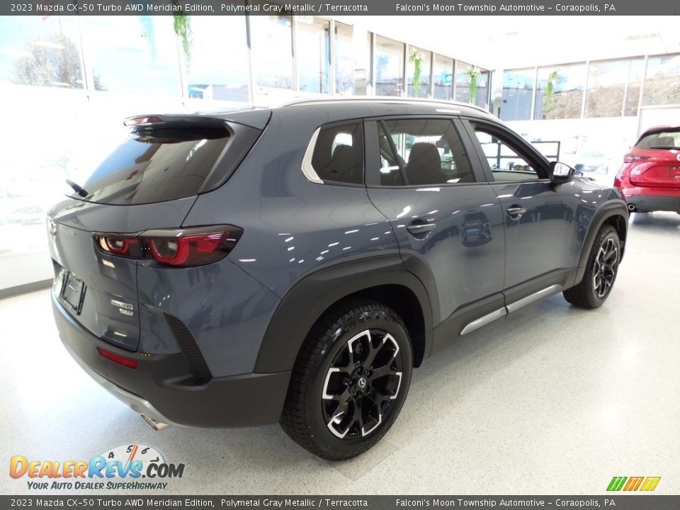 2023 Mazda CX-50 Turbo AWD Meridian Edition Polymetal Gray Metallic / Terracotta Photo #2