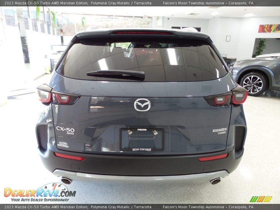 2023 Mazda CX-50 Turbo AWD Meridian Edition Polymetal Gray Metallic / Terracotta Photo #3