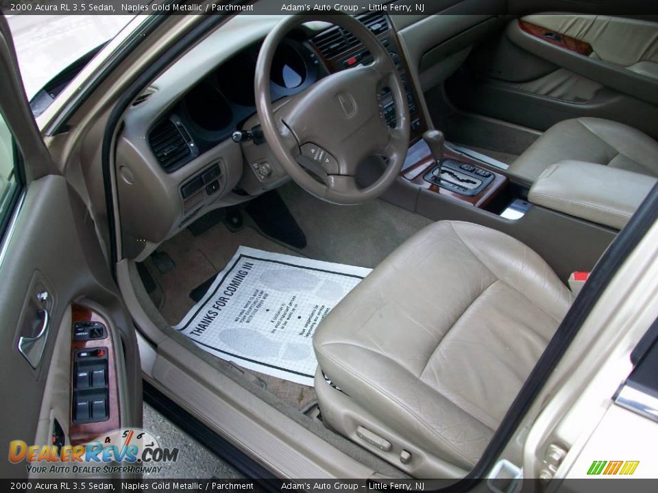2000 Acura RL 3.5 Sedan Naples Gold Metallic / Parchment Photo #13
