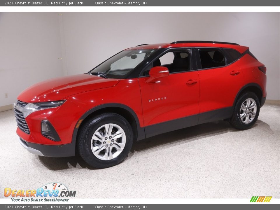 Red Hot 2021 Chevrolet Blazer LT Photo #3