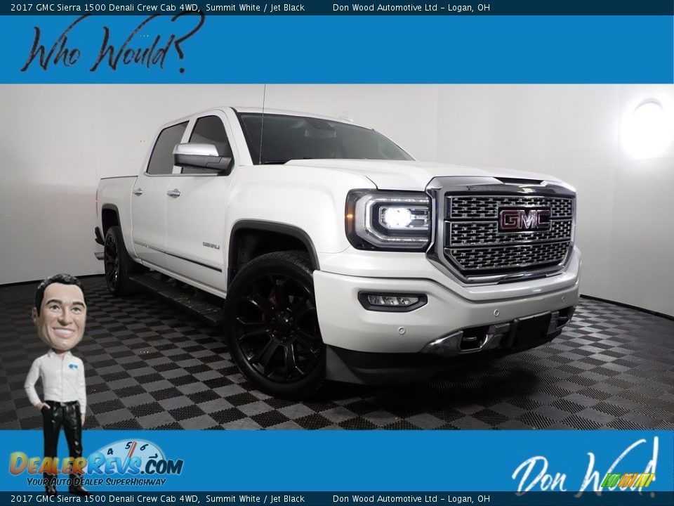 2017 GMC Sierra 1500 Denali Crew Cab 4WD Summit White / Jet Black Photo #1