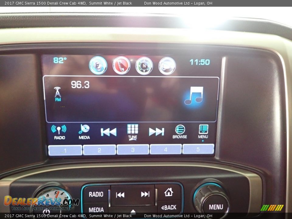 2017 GMC Sierra 1500 Denali Crew Cab 4WD Summit White / Jet Black Photo #2