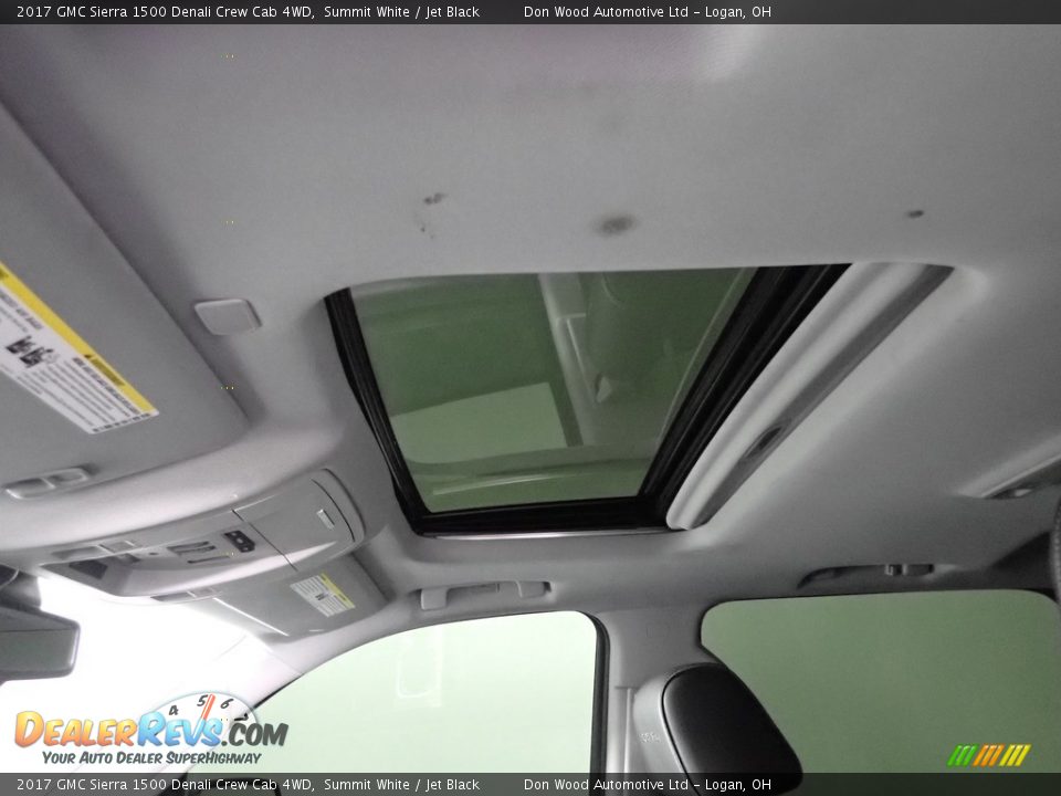 2017 GMC Sierra 1500 Denali Crew Cab 4WD Summit White / Jet Black Photo #6