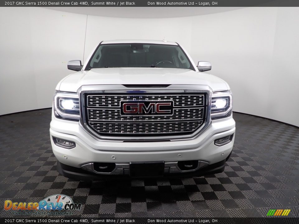 2017 GMC Sierra 1500 Denali Crew Cab 4WD Summit White / Jet Black Photo #7