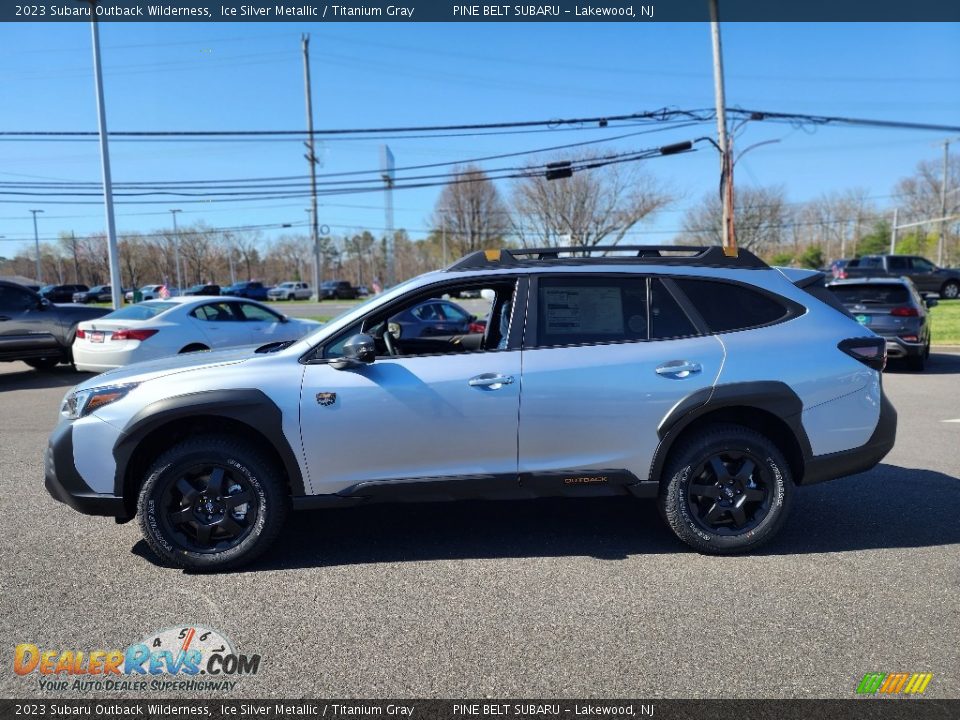 2023 Subaru Outback Wilderness Ice Silver Metallic / Titanium Gray Photo #3