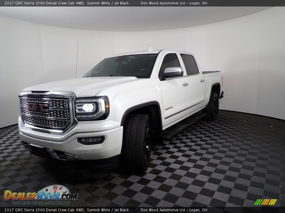 2017 GMC Sierra 1500 Denali Crew Cab 4WD Summit White / Jet Black Photo #8