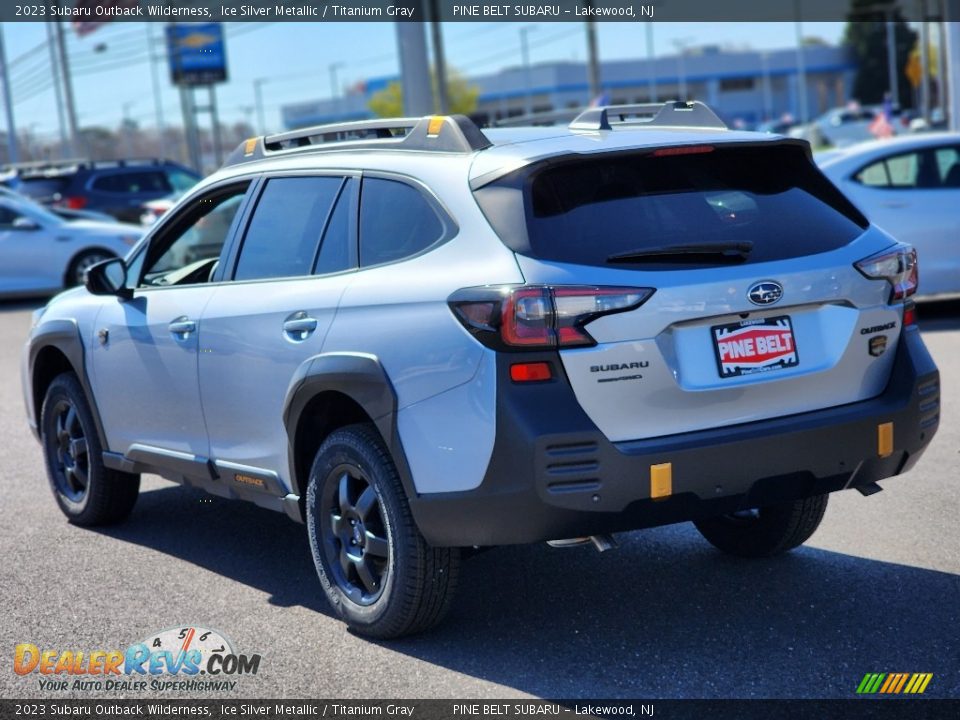 2023 Subaru Outback Wilderness Ice Silver Metallic / Titanium Gray Photo #4