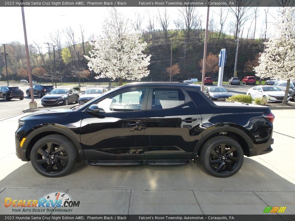 Phantom Black 2023 Hyundai Santa Cruz Night Edition AWD Photo #6