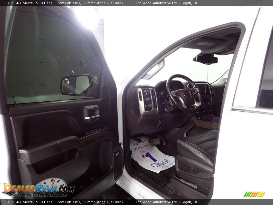 2017 GMC Sierra 1500 Denali Crew Cab 4WD Summit White / Jet Black Photo #12