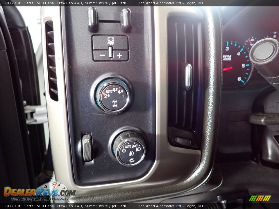 2017 GMC Sierra 1500 Denali Crew Cab 4WD Summit White / Jet Black Photo #16