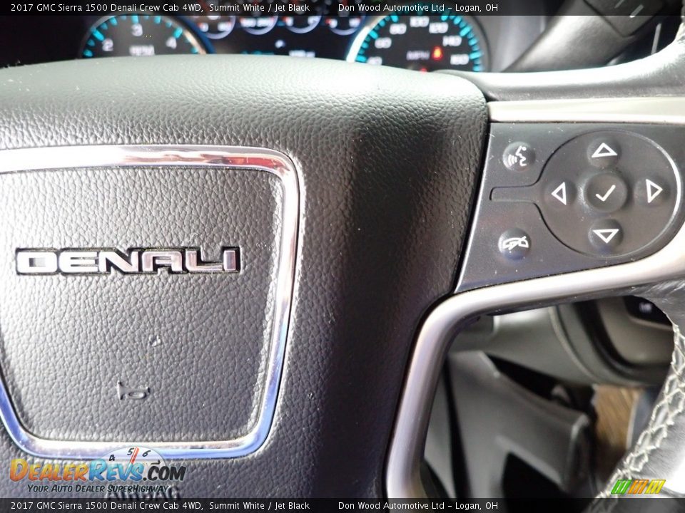 2017 GMC Sierra 1500 Denali Crew Cab 4WD Summit White / Jet Black Photo #18