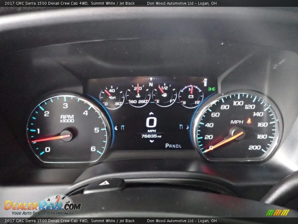 2017 GMC Sierra 1500 Denali Crew Cab 4WD Summit White / Jet Black Photo #19