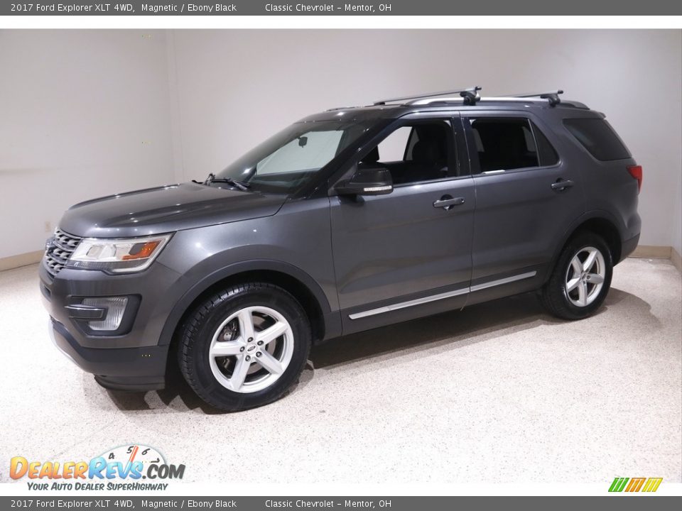 2017 Ford Explorer XLT 4WD Magnetic / Ebony Black Photo #3