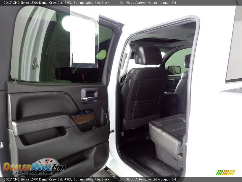2017 GMC Sierra 1500 Denali Crew Cab 4WD Summit White / Jet Black Photo #24
