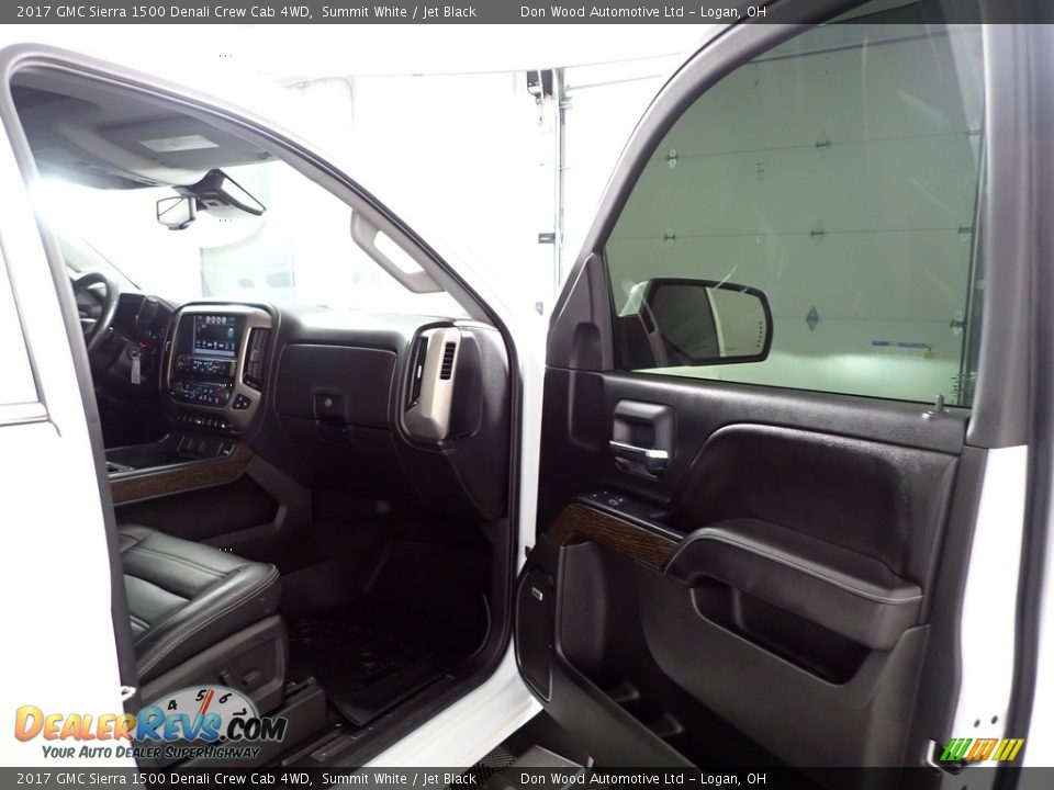 2017 GMC Sierra 1500 Denali Crew Cab 4WD Summit White / Jet Black Photo #27