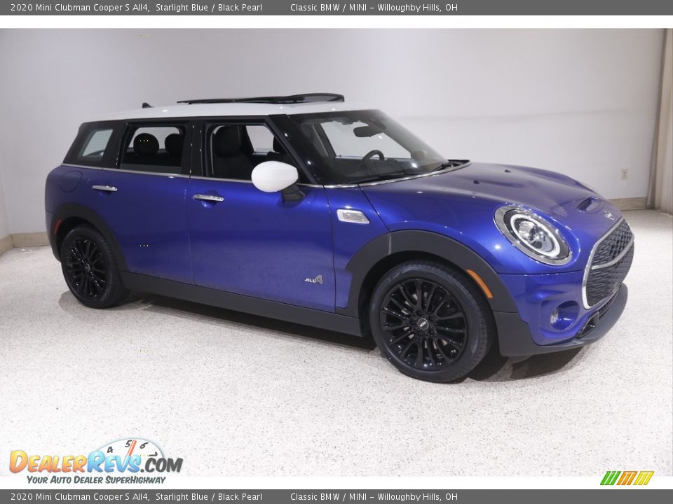 2020 Mini Clubman Cooper S All4 Starlight Blue / Black Pearl Photo #1