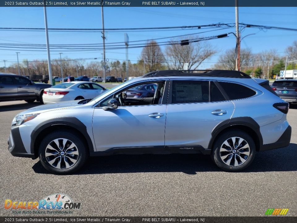 2023 Subaru Outback 2.5i Limited Ice Silver Metallic / Titanium Gray Photo #3