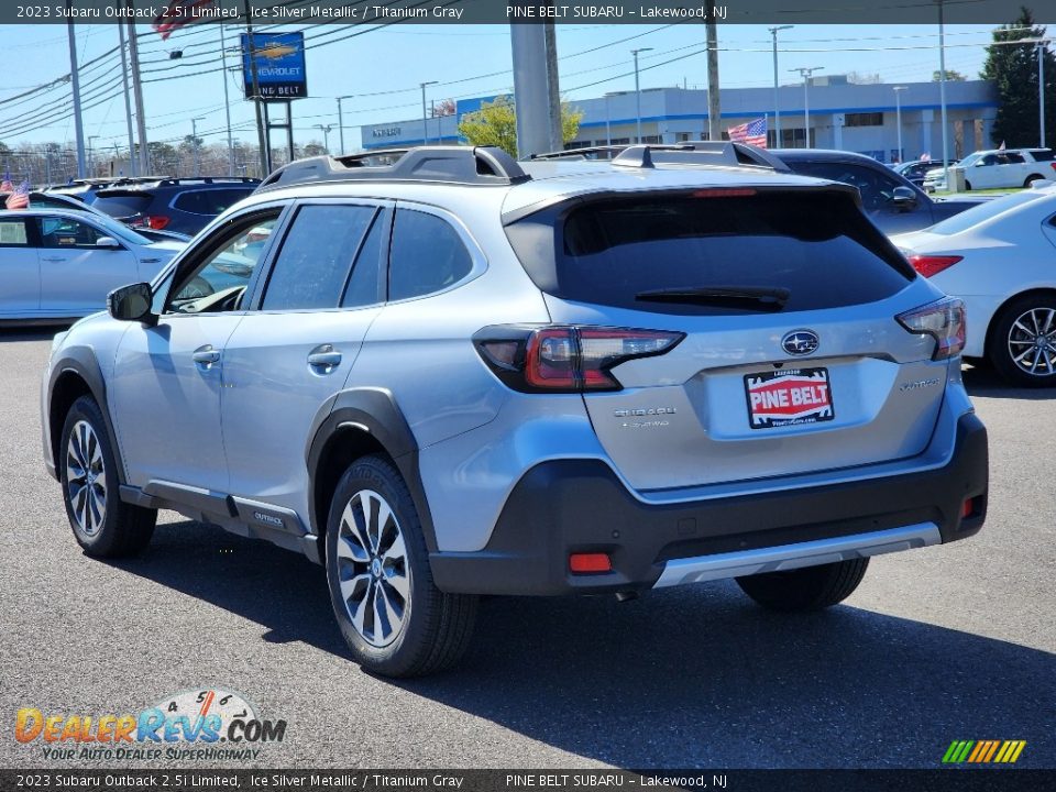 2023 Subaru Outback 2.5i Limited Ice Silver Metallic / Titanium Gray Photo #4