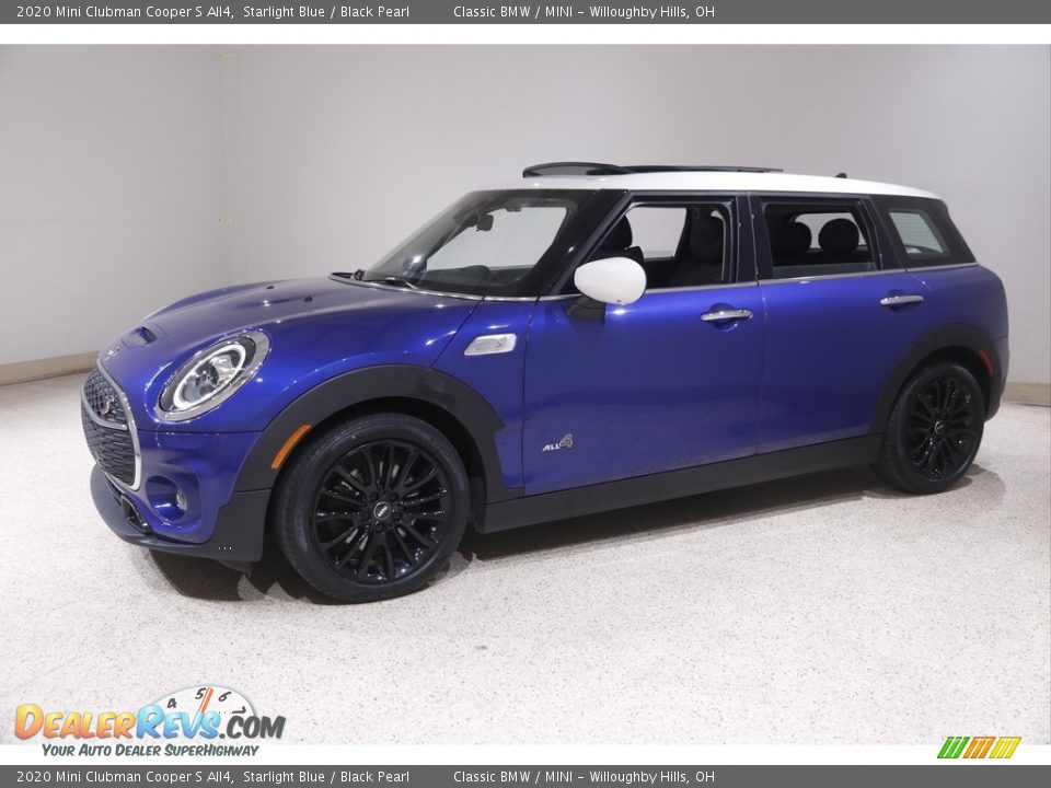 2020 Mini Clubman Cooper S All4 Starlight Blue / Black Pearl Photo #3