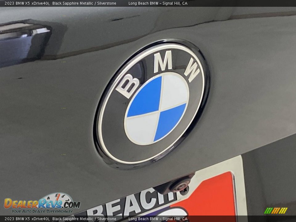 2023 BMW X5 xDrive40i Black Sapphire Metallic / Silverstone Photo #7