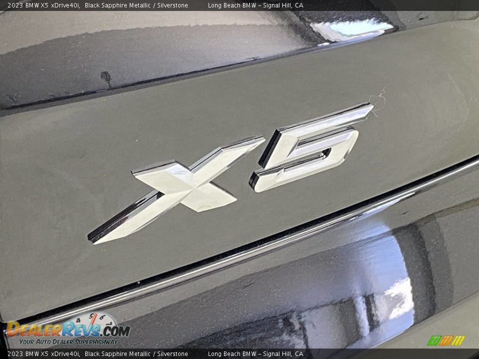 2023 BMW X5 xDrive40i Black Sapphire Metallic / Silverstone Photo #8