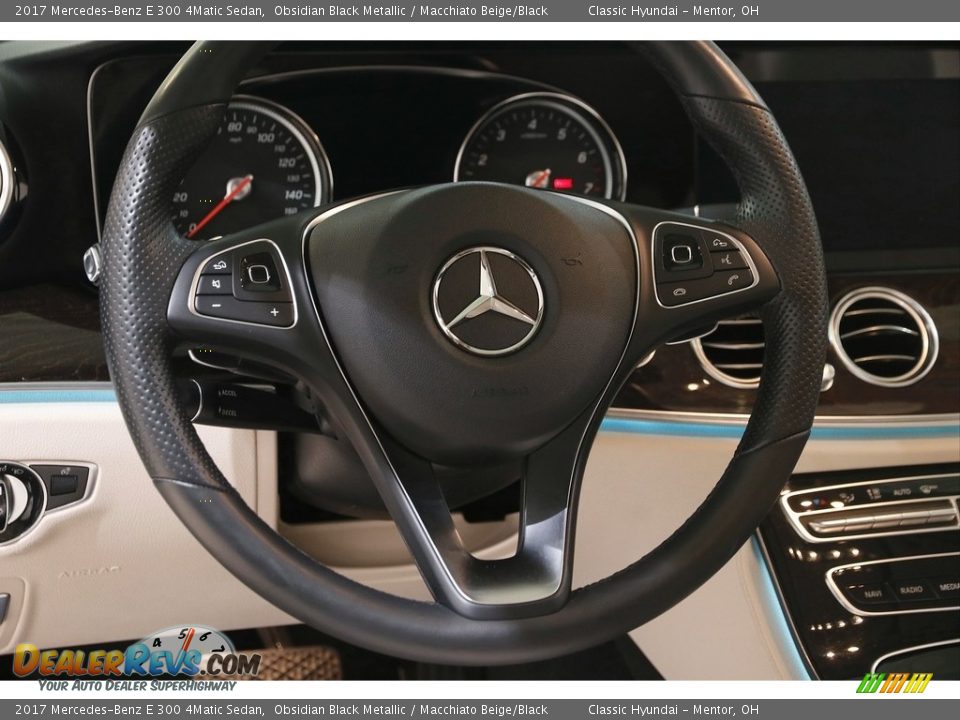 2017 Mercedes-Benz E 300 4Matic Sedan Steering Wheel Photo #8