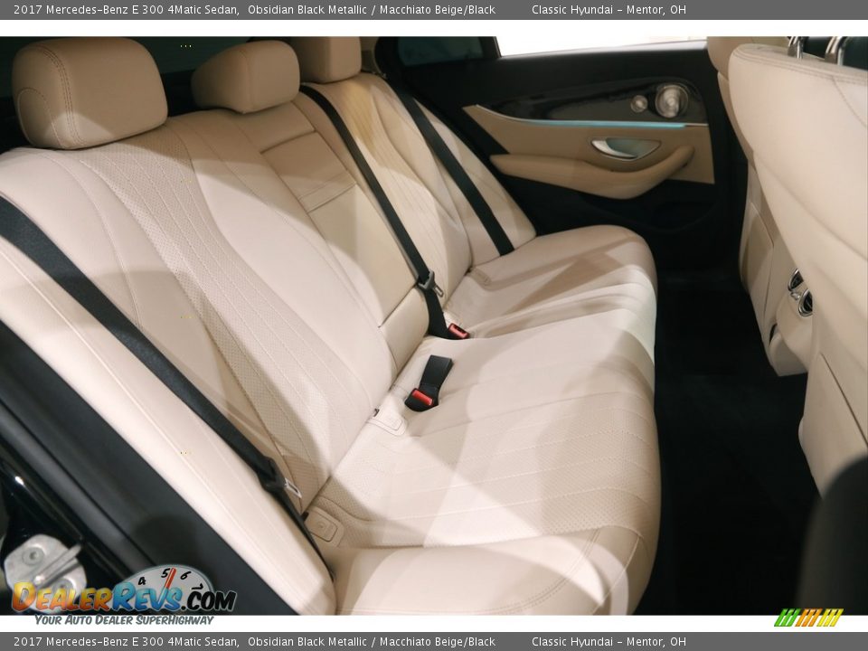 Rear Seat of 2017 Mercedes-Benz E 300 4Matic Sedan Photo #21