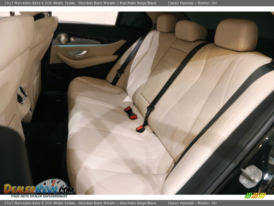 Rear Seat of 2017 Mercedes-Benz E 300 4Matic Sedan Photo #22