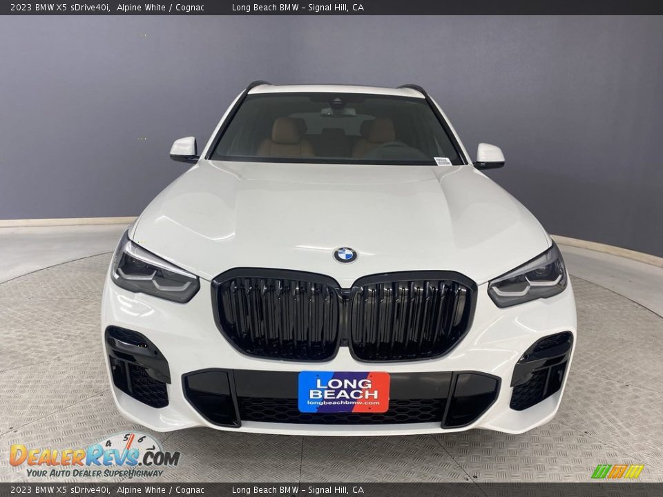 2023 BMW X5 sDrive40i Alpine White / Cognac Photo #2