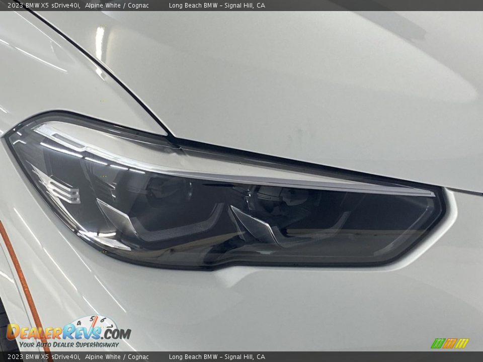 2023 BMW X5 sDrive40i Alpine White / Cognac Photo #4
