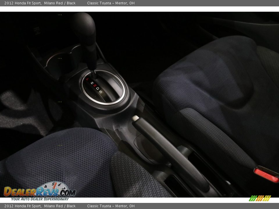 2012 Honda Fit Sport Milano Red / Black Photo #11