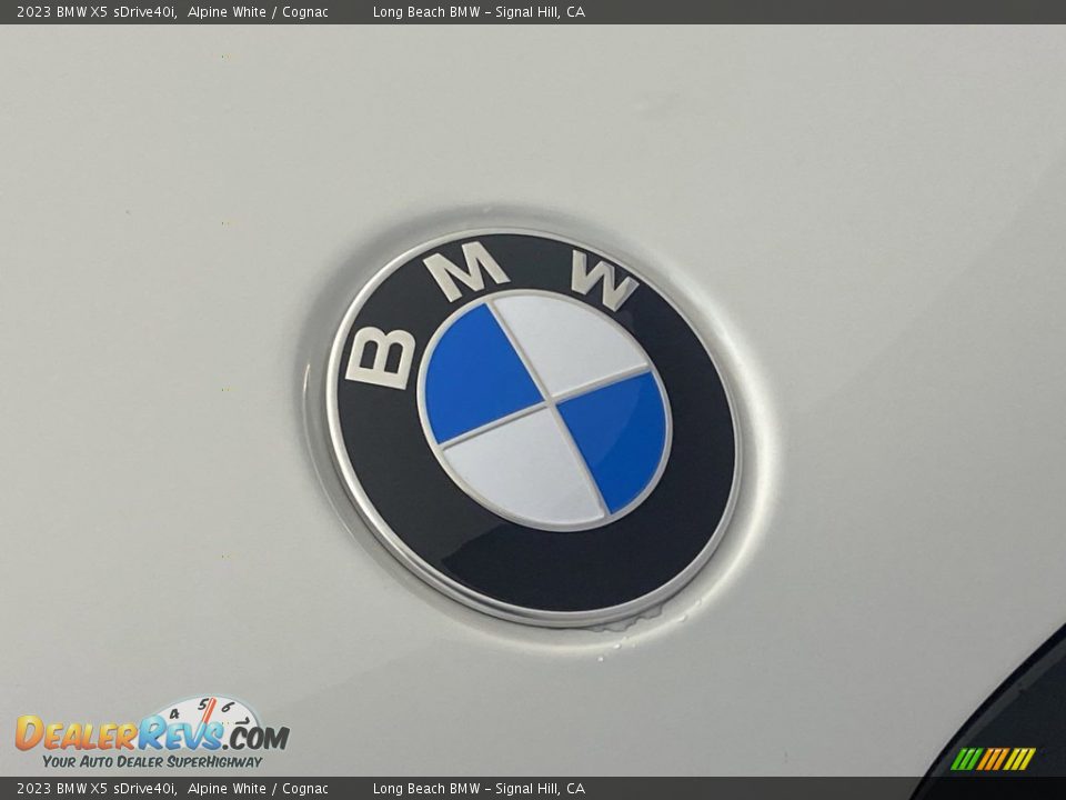 2023 BMW X5 sDrive40i Alpine White / Cognac Photo #5